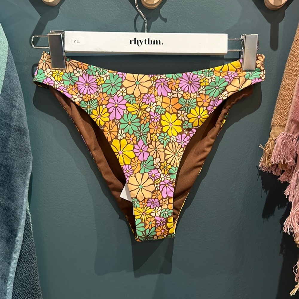 Roxy floral swim bottoms